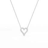 0.78 CT Round Cut Lab Diamond Pendant