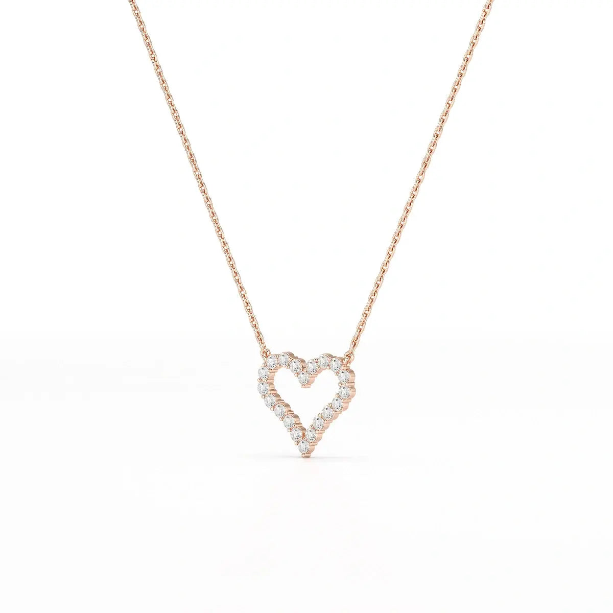 0.78 CT Round Cut Lab Diamond Chain Pendant Jama Jewels