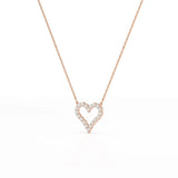 0.78 CT Round Cut Lab Diamond Pendant