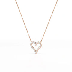 0.78 CT Round Cut Lab Diamond Chain Pendant Jama Jewels