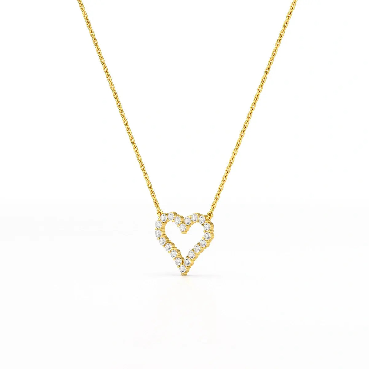0.78 CT Round Cut Lab Diamond Chain Pendant Jama Jewels