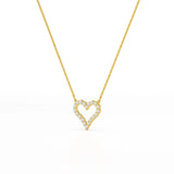 0.78 CT Round Cut Lab Diamond Pendant