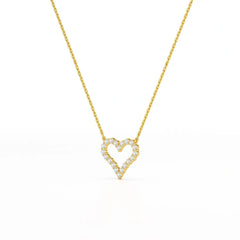 0.78 CT Round Cut Lab Diamond Chain Pendant Jama Jewels