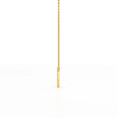 0.78 CT Round Cut Lab Diamond Chain Pendant Jama Jewels