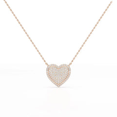 1.67 CT RoundCut Lab Diamond Chain Pendant Jama Jewels