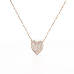1.67 CT RoundCut Lab Diamond Chain Pendant Jama Jewels