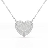 1.67 CT RoundCut Lab Diamond Chain Pendant Jama Jewels