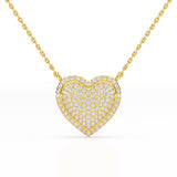 1.67 CT RoundCut Lab Diamond Pendant