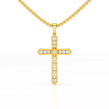 0.69 CT Lab Diamond Round Shape Pendant