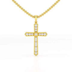 0.69 CT Lab Diamond Round Shape Pendant Jama Jewels