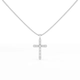 0.69 CT Lab Diamond Round Shape Pendant