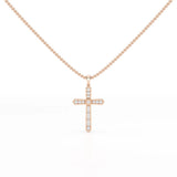 0.69 CT Lab Diamond Round Shape Pendant