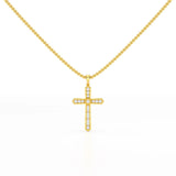 0.69 CT Lab Diamond Round Shape Pendant