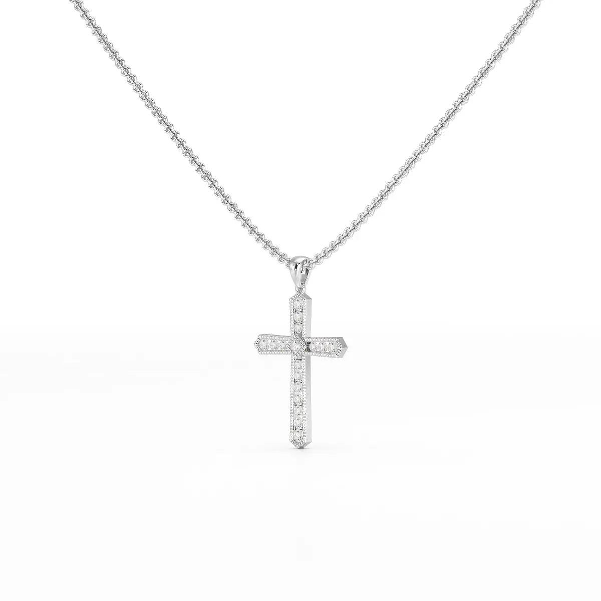 0.69 CT Lab Diamond Round Shape Pendant Jama Jewels