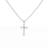 0.69 CT Lab Diamond Round Shape Pendant