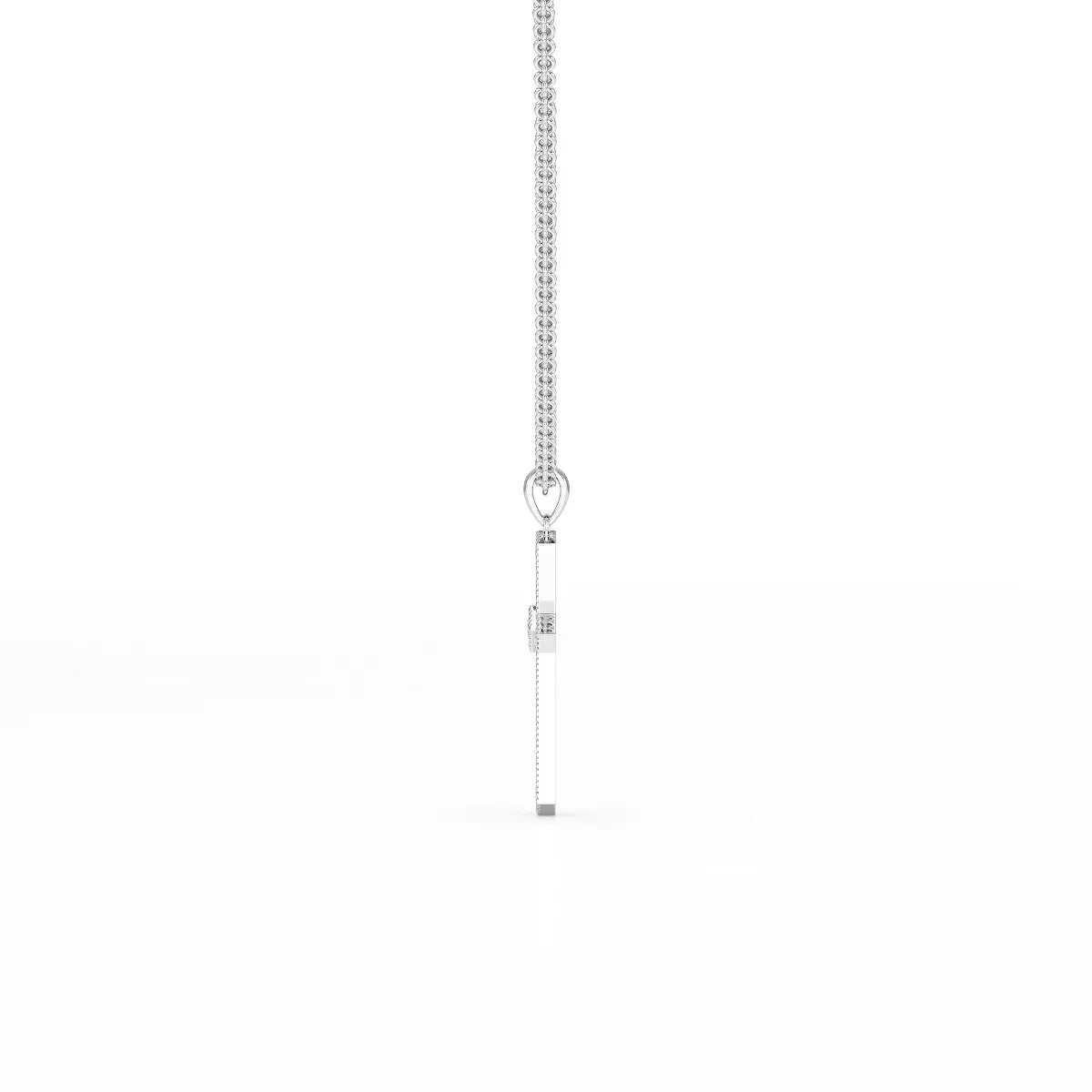 0.69 CT Lab Diamond Round Shape Pendant Jama Jewels