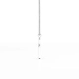 0.69 CT Lab Diamond Round Shape Pendant