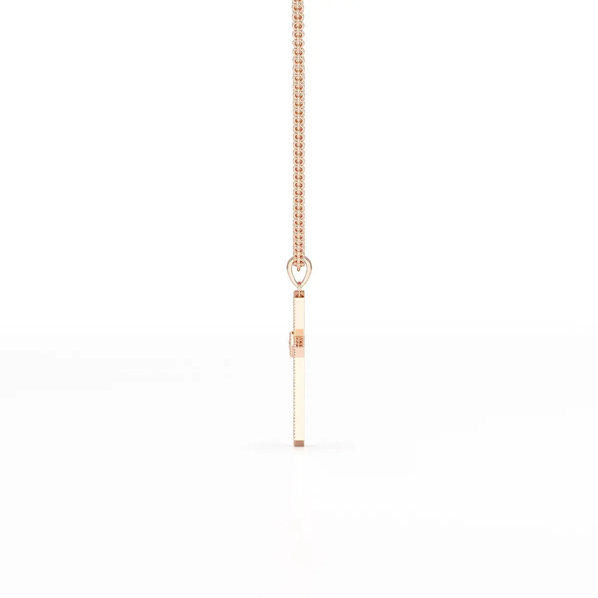 0.69 CT Lab Diamond Round Shape Pendant Jama Jewels