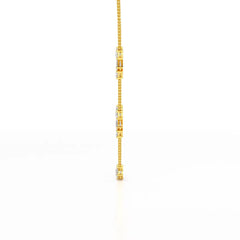 11 CT Lab Diamond Multi Shape Chain Pendant Jama Jewels