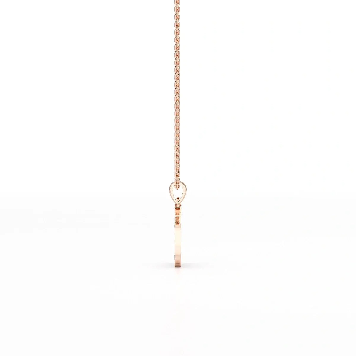 1.1 CT Lab Diamond Allah Named Chain Pendant Jama Jewels