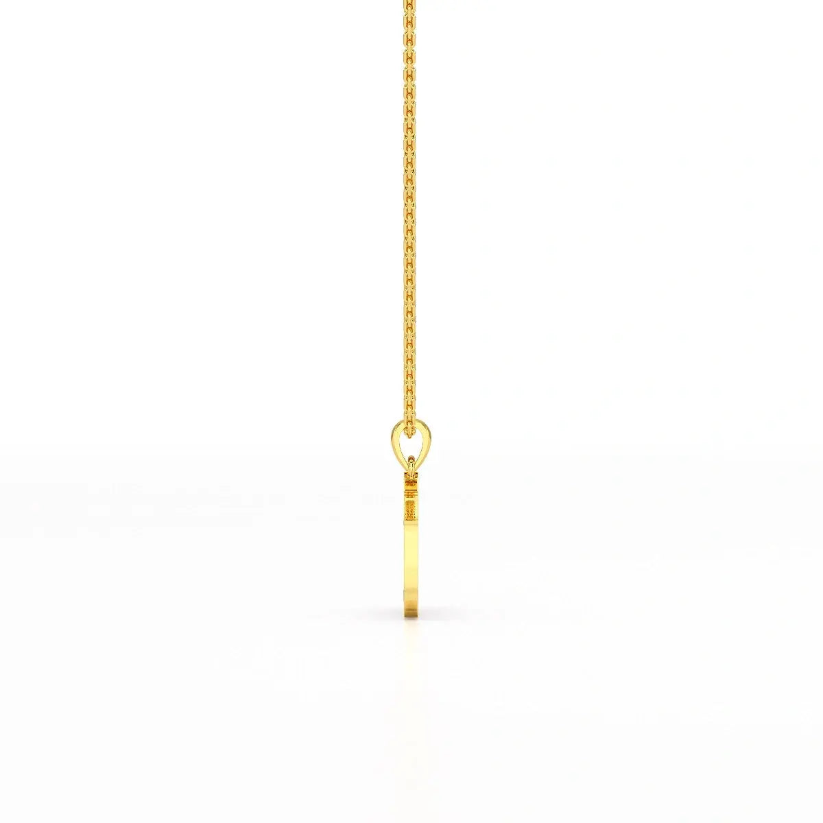 1.1 CT Lab Diamond Allah Named Chain Pendant Jama Jewels