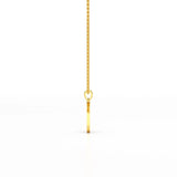 1.1 CT Lab Diamond Allah Named Chain Pendant