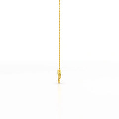 0.20 CT Flower Shape Lab Diamond Chain Pendant with Round Diamonds Jama Jewels