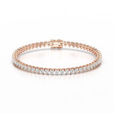 8.55 CT Lab Grown Heart shape Diamond Tennis Bracelet