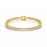 8.55 CT Lab Grown Heart shape Diamond Tennis Bracelet