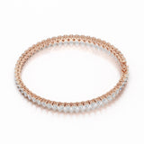 8.55 CT Lab Grown Heart shape Diamond Tennis Bracelet