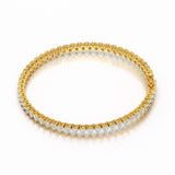 8.55 CT Lab Grown Heart shape Diamond Tennis Bracelet