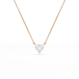 1 Ct Lab Grown Diamond Heart Pendant