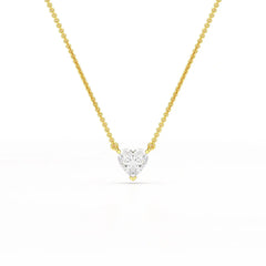 1 Ct Lab Grown Diamond Heart Pendant
