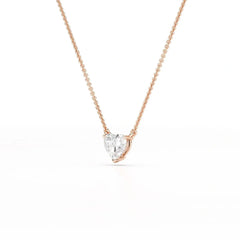 1 Ct Lab Grown Diamond Heart Pendant