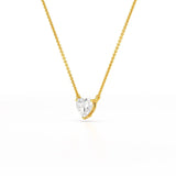 1 Ct Lab Grown Diamond Heart Pendant