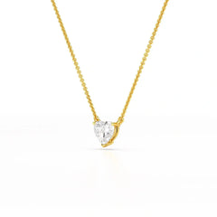 1 Ct Lab Grown Diamond Heart Pendant