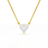 1 Ct Lab Grown Diamond Heart Pendant