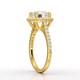Halo Lab Grown Diamond 2.60 Carat Wedding Ring - Jama Jewels