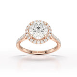 Halo Lab Grown Diamond 2.60 Carat Wedding Ring - Jama Jewels