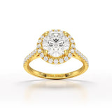 Halo Lab Grown Diamond 2.60 Carat Wedding Ring - Jama Jewels