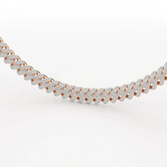 11.48 CT Round Cut Men's Cuban Chain Jama Jewels