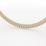 11.48 CT Round Cut Men's Cuban Chain