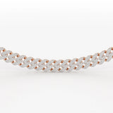 11.48 CT Round Cut Men's Cuban Chain
