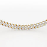 11.48 CT Round Cut Men's Cuban Chain