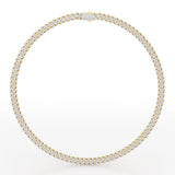 11.48 CT Round Cut Men's Cuban Chain