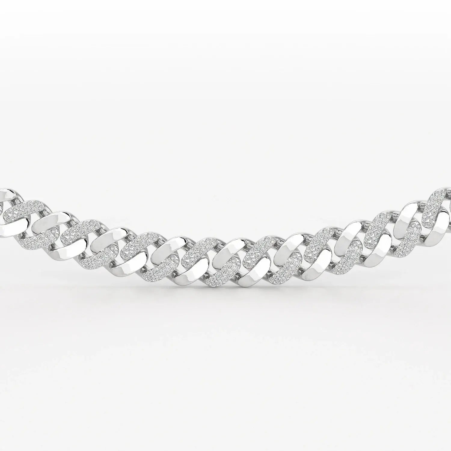 6 CT Round Cut Men's Cuban Chain Jama Jewels