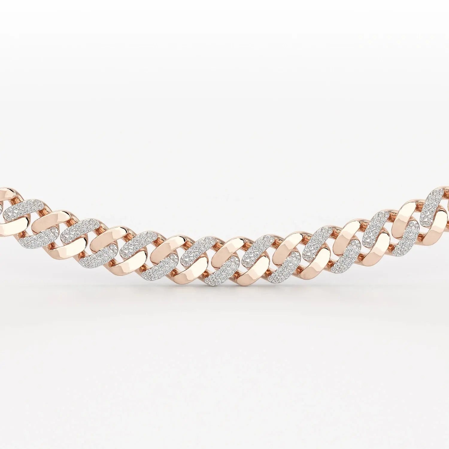 6 CT Round Cut Men's Cuban Chain Jama Jewels
