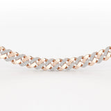 6 CT Round Cut Men's Cuban Chain