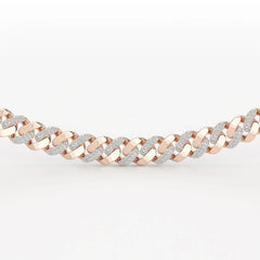 6 CT Round Cut Men's Cuban Chain Jama Jewels