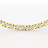 6 CT Round Cut Men's Cuban Chain
